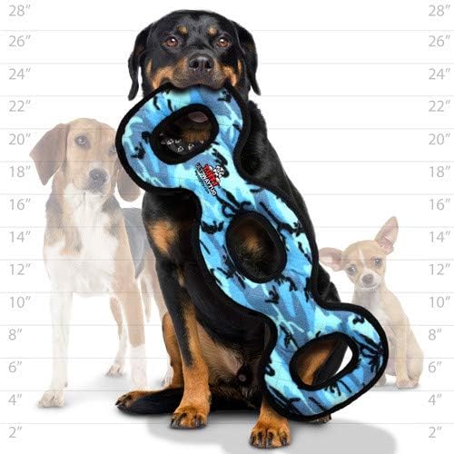 TUFFY® 2 Pack Ultimate 3WayTug Ultra Durable Plush Dog Toys