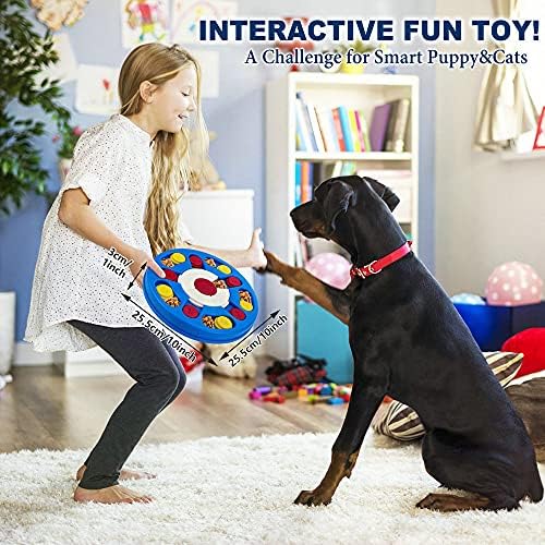 Joansan Dog Puzzle Toy, Interactive Dog Game, Mentally Stimulating Treat Dispenser for Large Dogs, Food Grade Material, Sequential Skills, Portable | Treat Dispenser & Slow Feeder for Small Medium & Large Dog Treat Training (Higher Level 2-3)