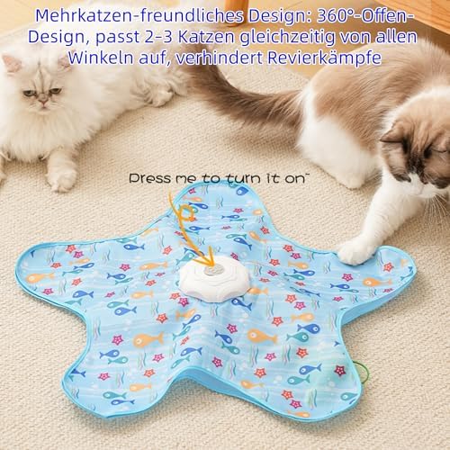 Hide and Seek Interactive Cat Toys, Puzzle Motion Activated for Indoor Cats