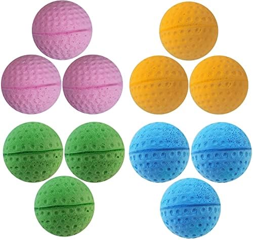 Cat Foam Ball Cat Sponge Ball Toy Soccer Toy (12Pack)