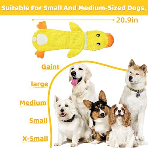 2 Pack Interactive Dog Toys for Small Dogs,No Stuffing Tug Toy