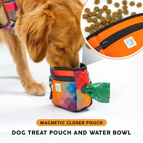 Embark Dog Treat Pouch - Waterproof Training Bag & Portable Water Bowl