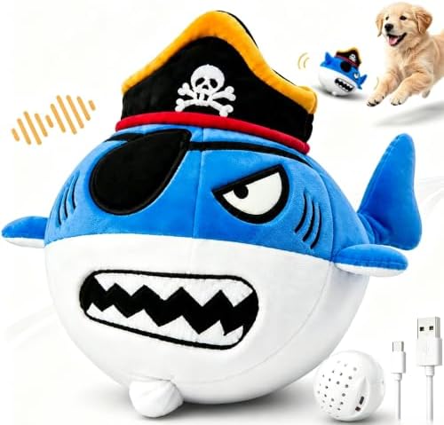 Interactive Moving Shark Plush Dog Toys to Keep Dogs Engaged