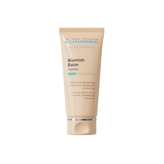 Schrammek Blemish Balm Honey - Covering Special Care for Irritated, Reddened & Impure Skin - The Original since 1967 - BB Cream - Tinted Face Moisturizer - Facial Skin Care - Dr