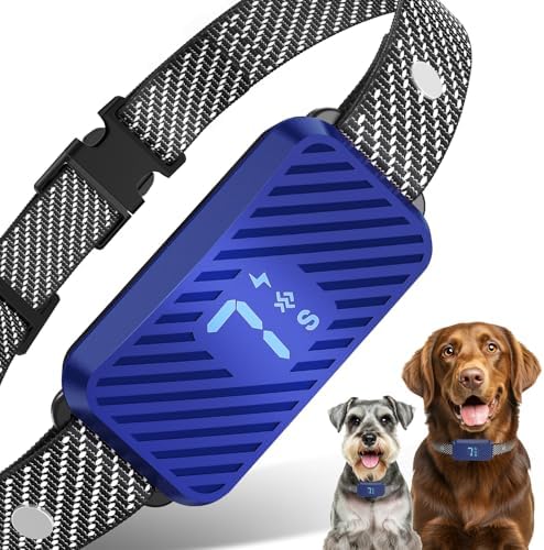 Dog Bark Collar for Large Medium Small Dogs, Effective No-Bark Collar, Smart Barking Collar, 2026 Upgraded Bark Collar with 7 Sensitivity, 3 Modes, Dark Blue