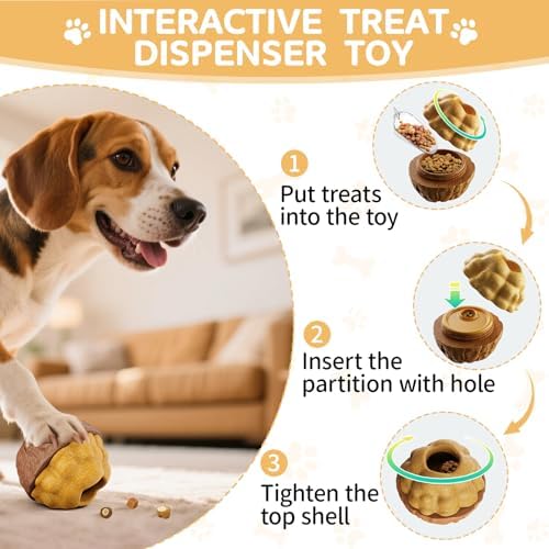 Interactive Frozen Dog Treat Toy for Chewers with Popsicle Molds