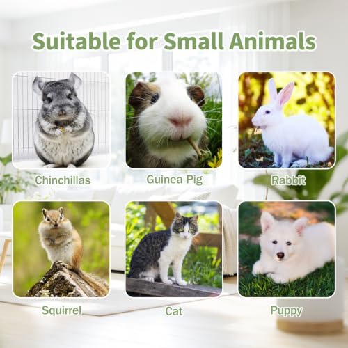BWOGUE Bunny Tunnel Bed, 2-in-1 Collapsible Rabbit Tunnel Hideout with Mat