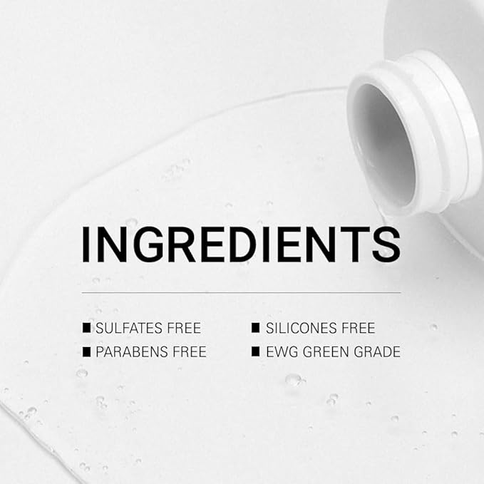 LUSIS, Crystal Shampoo, Hair Clinic, Scalp Care, Korea-approved shampoo for hair loss care, EWG green grade ingredients,500ml (K-Beauty Shampoo)