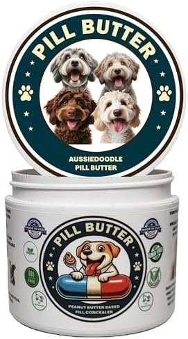 Peanut Butter Dog Pill Wrap - Aussiedoodle Label