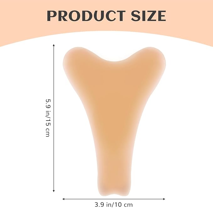 4 Pack Y Shape Concealer for Women,Reusable Anti Underwear for Women,Invisible Silicone Ladies' Seamless Pads Cover for Leggings Swimsuits All and Yoga Pants(Dark Skin)