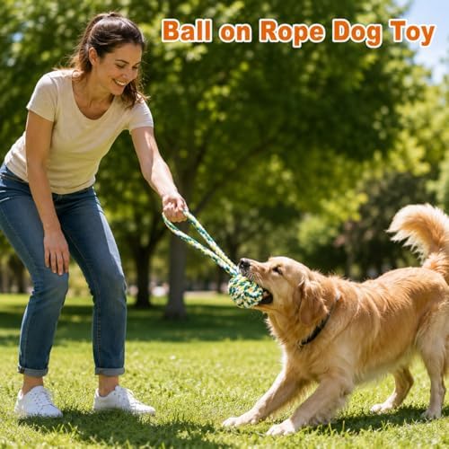 Aitmexcn Large Dog Toys for Aggressive Chewers, 8 Pack Dog Rope Toys