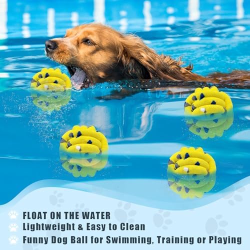 Magicorange Dog Balls 4 Pack Tennis Ball Toys Dog Toy