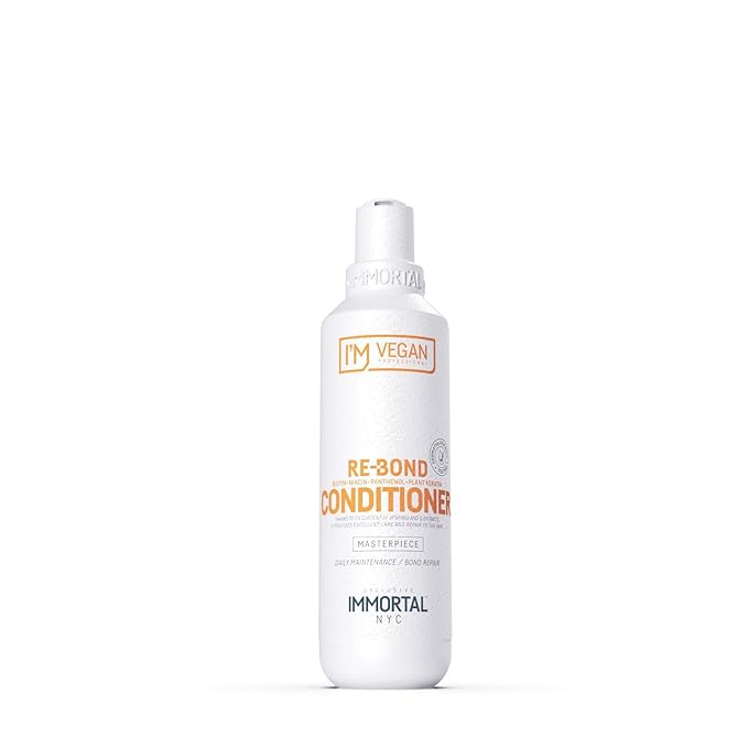 Immortal NYC RE-BOND Conditioner – Vegan, Hydrating & Repairing Conditioner with Biotin, Panthenol & Plant Keratin for Soft, Shiny, and Healthy Hair – (250 mL)