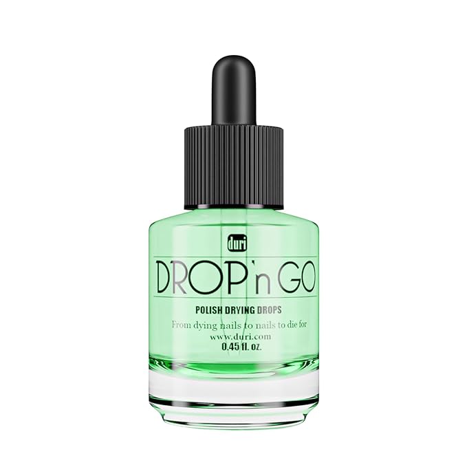 duri Drop'n Go Quick Dry Nail Drops - Fast Drying Drops for Long Lasting Nail Polish 0.45 fl. oz. (Pack of 1)