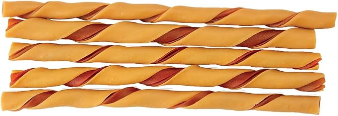 DreamBone Twist Stick Bacon & Cheese Rawhide-Free Dog Treats, 50 Count | Daily Chew, Digests Safely and Completely, Made With Real Protein, Chicken and Veggies, Bacon & Cheese Flavor, For Adult Dogs