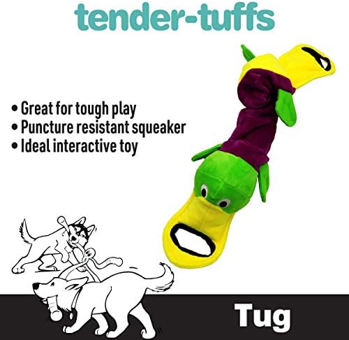 SmartPetLove Snuggle Puppy Tender-Tuffs Tug Dog Toy, Plush Platypus