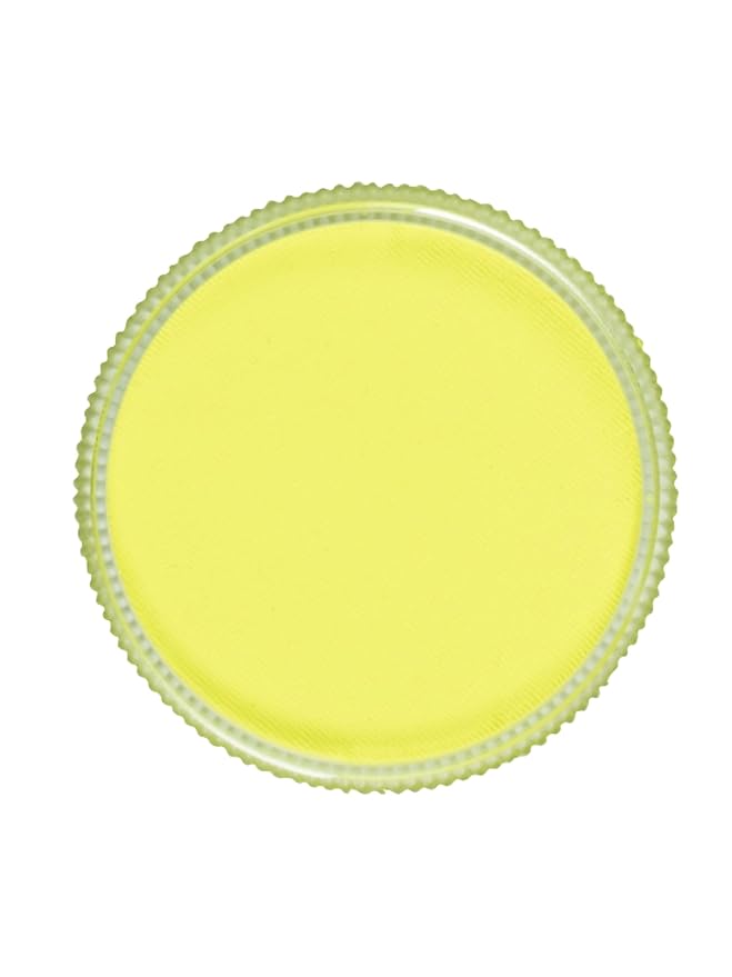 Face and Body Paint Neon Yellow(30gm) Non-Toxic High-Quality Paint for Children and Adults Halloween Makeup, Costumes, Festivals