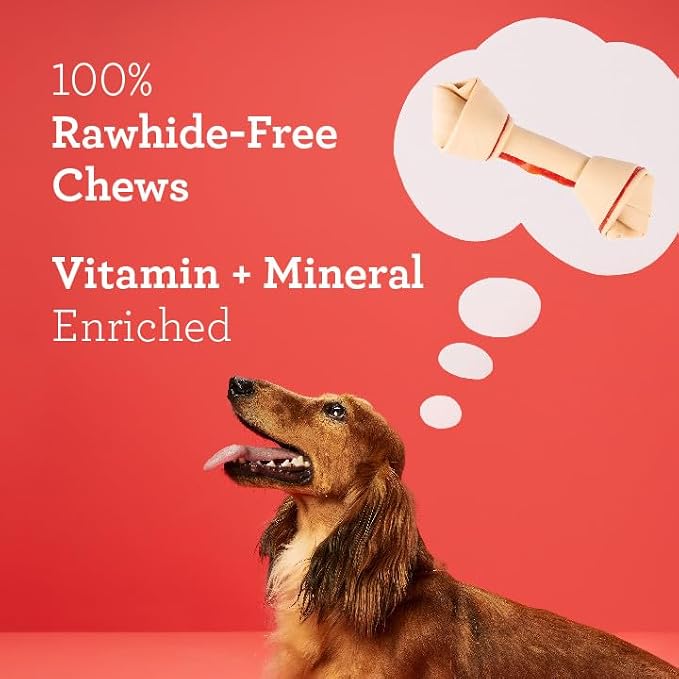 DreamBone Large Bone Rawhide-Free Dog Treats With Real Protein, 3 Count