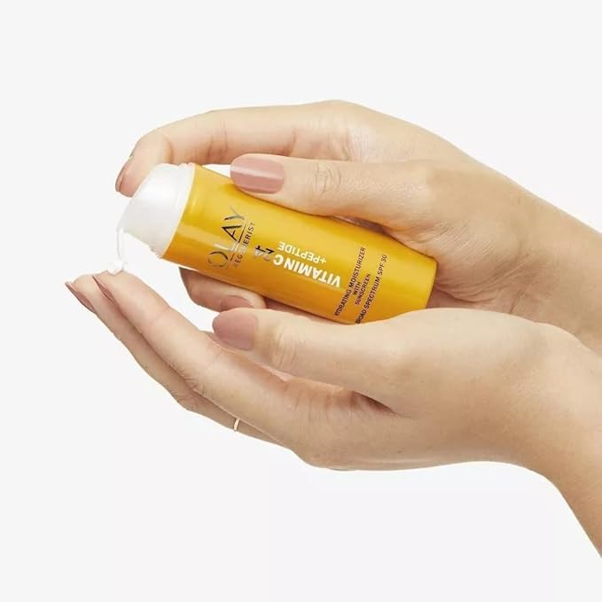 Olay Vitamin C Hydrating moisturizer with sunscreen, SPF 30, 1.7 Oz