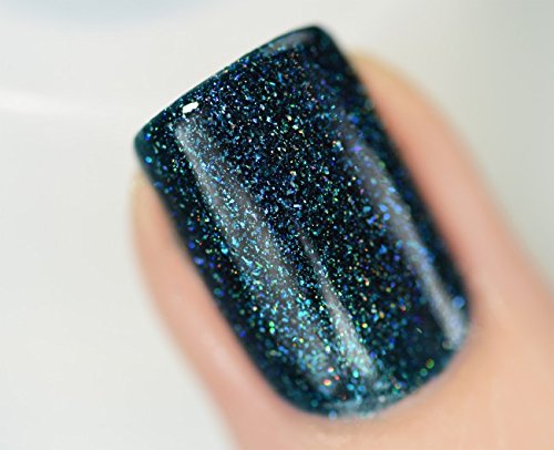 ILNP Sweater Weather - Petrol Blue Holographic Nail Polish