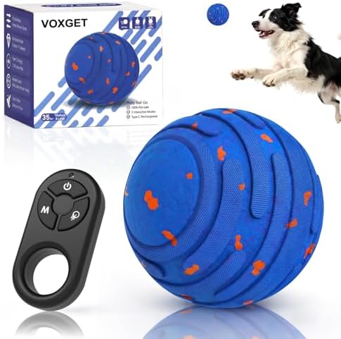 Smart Interactive Dog Ball with Remote Control for Medium Large Dogs