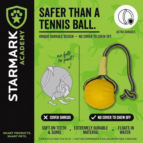 Starmark Swing 'n Fling DuraFoam Ball Dog Toy Medium