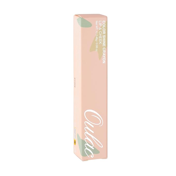 Oulac Moisturizing Lipstick - Hydrating Lipstick Tinted Lip Balm for Dry Lips, Purple Lip Crayon & Blush - Lip Color and Cheeks Makeup | 2.48g, Blackcurrant Jelly (05)