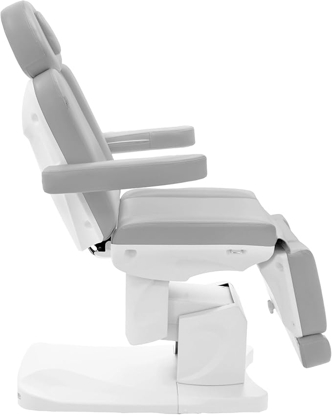 SKINACT Bellage Electric Treatment Table (Chair) 4 Electric Adjustable Motors (Light Gray)