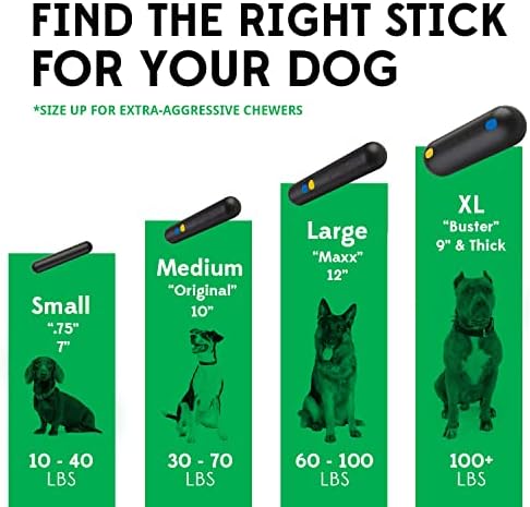 Goughnuts — Dog Toys for Aggressive Chewers | Virtually Indestructible Dog Toy Stick for Medium Breeds Such as Pit Bulls | Heavy Duty Dog Toy | Green