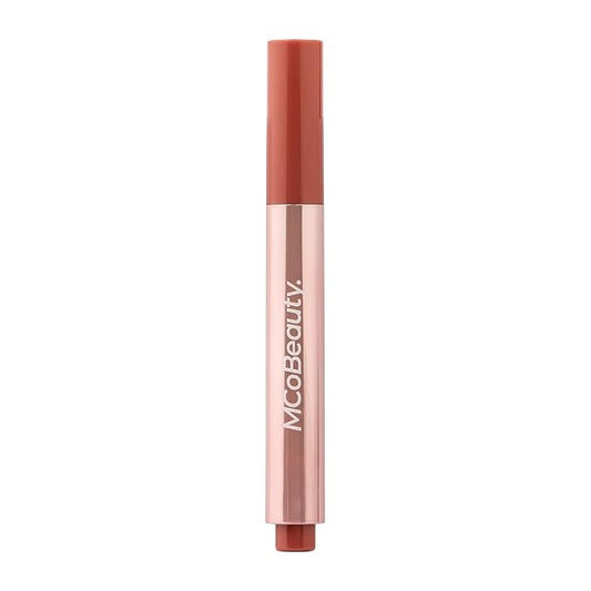 MCoBeauty - Lip Plump 4-in-1 Hydrating Lacquer - Multi-Benefit Lip Color with Shea Butter, Hyaluronic Acid and Click-Pen Format - Lucy, Candy Pink Shade - 2.5ml