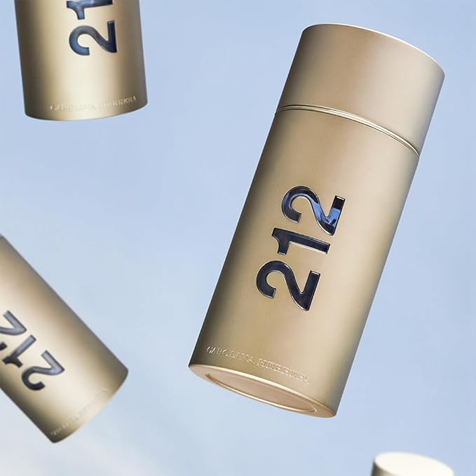 Carolina Herrera 212 Men Fragrance For Men - Timeless Scent - Warm Sandalwood - Fresh Notes - Beautifully Bright Fragrance - Energetic Green With Sensual Peppery Spices - Edt Spray - 1.7 Oz