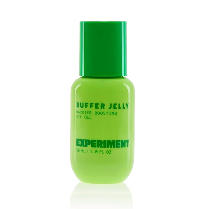 Experiment Buffer Jelly Intensive Barrier Treatment Oil – Ceramide, Squalane and Panthenol - Hydrating, Soothing and Strengthening, 1.0 FL OZ– Vegan Formula for Dry Skin Types