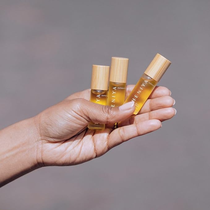 Cuticle Oil for Nail Strengthening and Growth – Hydrating, Vegan, Organic Formula with Jojoba & Vitamin E | 3 Signature Fragrances | 5mL Roll-On (0.17 Fl Oz, Orange Fragrance)