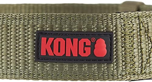 KONG Max HD Ultra Durable Neoprene Padded Dog Collar (XL, Green)