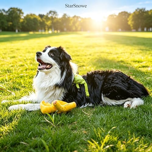 ×Plush Yellow Banana Dog Chew Toy,Squeaky Interactive Stuffed Toy