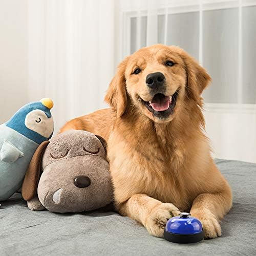 Comsmart Dog Training Bell, Set of 2 Dog Puppy Pet Potty Training Bells, Dog Cat Door Bell Tell Bell with Non-Skid Rubber Base