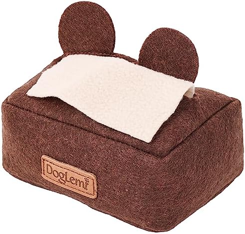 ETIAL 2 Packs Dog Puzzle Toys | Dog Treat Dispensers | Tissue Box Snuffle Mat & Hide & Seek Interactive Toys