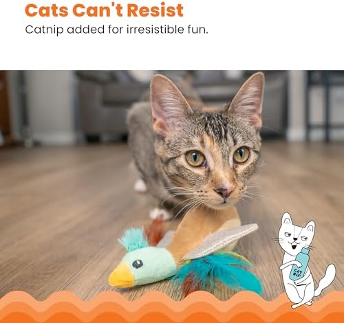 Catstages Flapperz Duck Plush Interactive Catnip Cat Toy