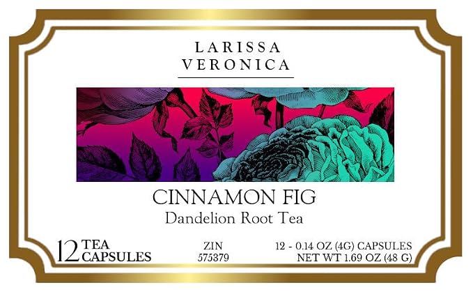 Cinnamon Fig Dandelion Root Tea (Single Serve K-Cup Pods) (12 pods, ZIN: 575379) - 2 Pack