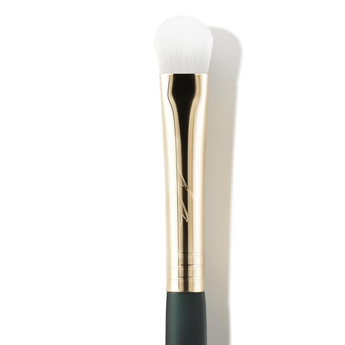 SOO ADOR okhee Base Eyeshadow Brush NUN01 – Professional Korean Eye Makeup Brush, Large Blending Brush for Smooth Base Application, Minimal Fallout