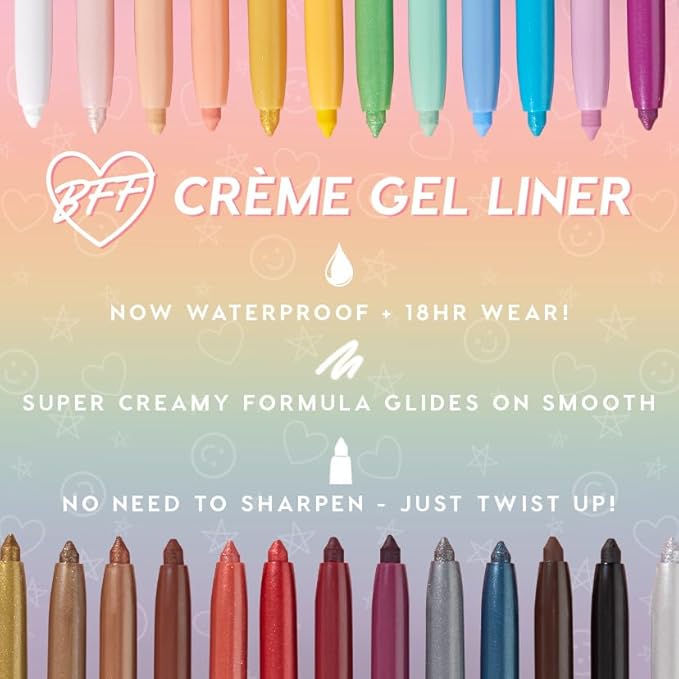 ColourPop Neutral Needs BFF Crème Gel Waterproof Eyeliner Kit - 18HR Wear, Ultra-Pigmented Neutral Eyeliner Pencils with Matte Finishes - Includes Shades Sunnyvale, Swerve & Brew Haha (3 Count)