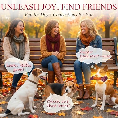4-Pack Peanut Butter Flavor Dog Toys for Aggressive Chewers, Orange