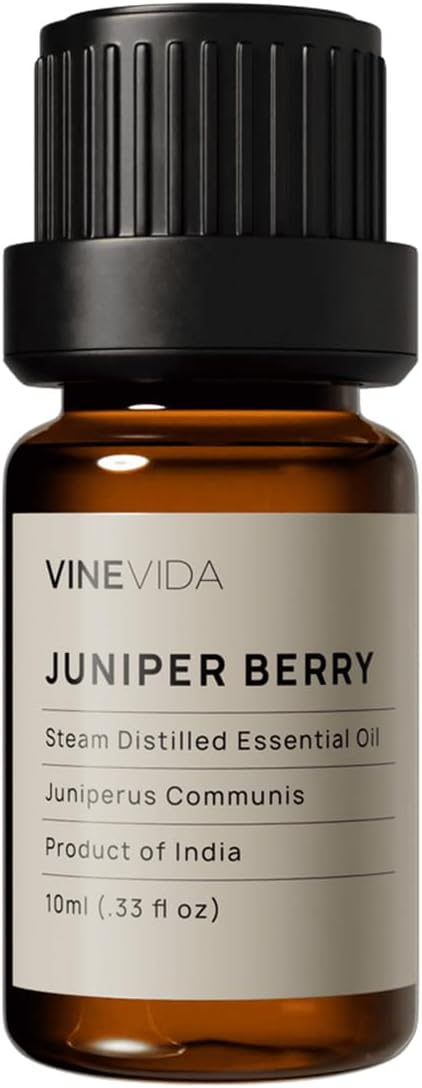 VINEVIDA Juniper Berry Essential Oil 10 mL - Undiluted Candle Scent DIY Scents for Candlemaking Soap Making