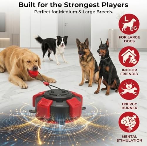 Suction Cup Dog Toy, 2.68" Interactive Tug of War Chew Ball