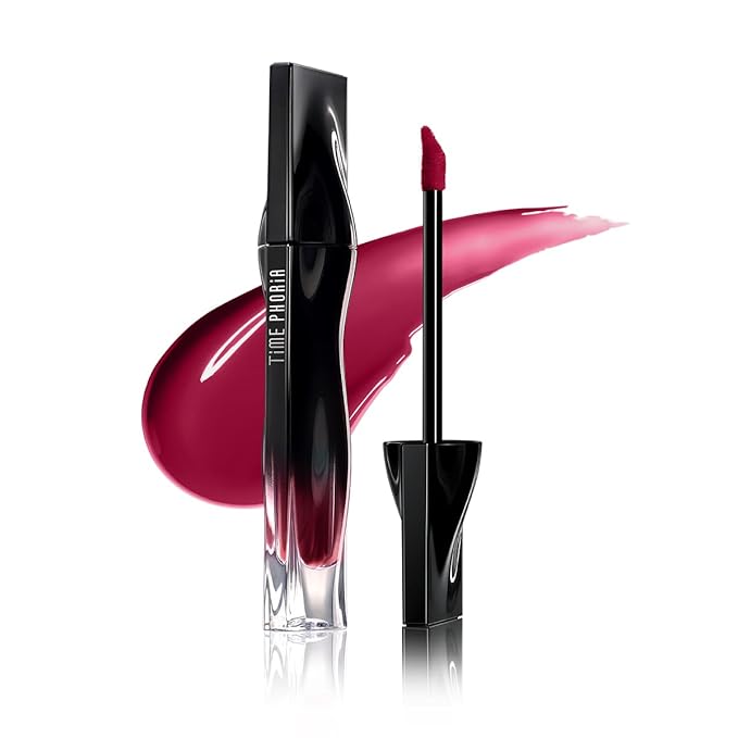 STELLAR DUST LIP STAIN-Long Lasting, Waterproof and Transferproof Lip Tint, Glossy Finish Lip Gloss, Lightweight Lipstick, High Coverage, Stocking Stuffers For Teen Girls (08 RUBION)