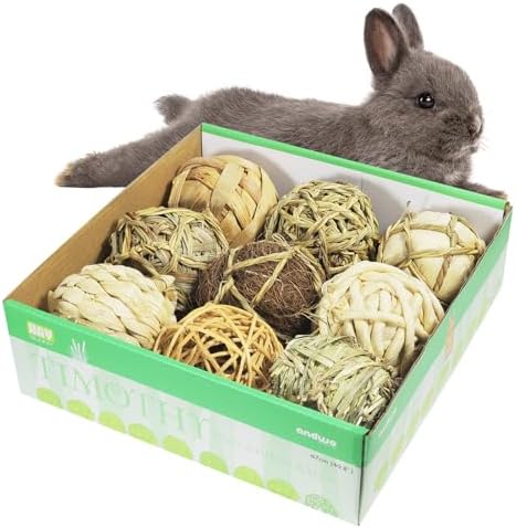 andwe Small Animals Play Balls Rolling Chew Toys (Pack of 9)