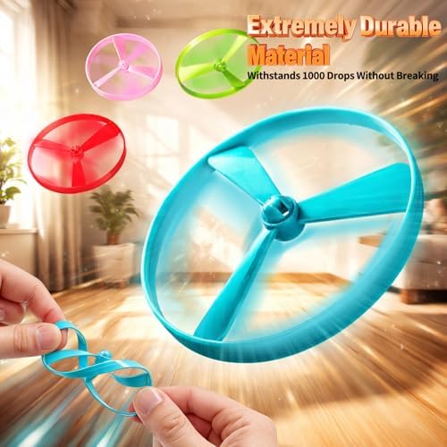 BABORUI Cat Toy Disc Launcher, Rechargeable Interactive Cat Fetch Toy Launcher with 8 Flying Discs, Flying Enrichment Toys for Indoor Bored Kittens & Adult Cats (Red-1)