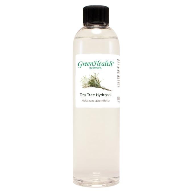 GreenHealth Tea Tree Hydrosol (Floral Water) - 8 fl oz Plastic Bottle w/Cap - 100% Pure (NOT Oil)