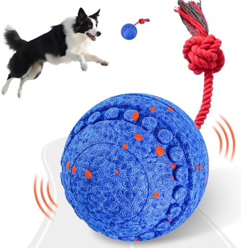 Smart Interactive Dog Toys Ball for Medium and Large Dogs to Keep Them Busy | Motion Activated Interactive Dog Toy, E-TPU Material, Waterproof & Rechargeable, Interactive Dog Ball for Indoor and Outdoor
