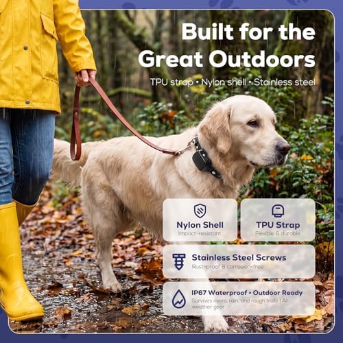 Citronella Bark Collar for Dogs, No Shock Spray Anti Bark Collar, Rechargeable Humane Training Collar for Small Medium Large Dogs, Waterproof Adjustable TPU Strap – for Indoor and Outdoor Bark Control